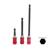 3 In 1 Set 1/4 Inch Hex shank Adjustable Magnetic Quick Release Screwdriver Extension Adapter Bit Holder